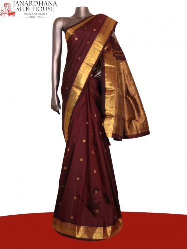 Pure Handloom Kanjeevaram Silk Saree